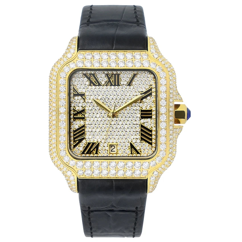 Iced Out Watch 40 mm - VVS Moissanite