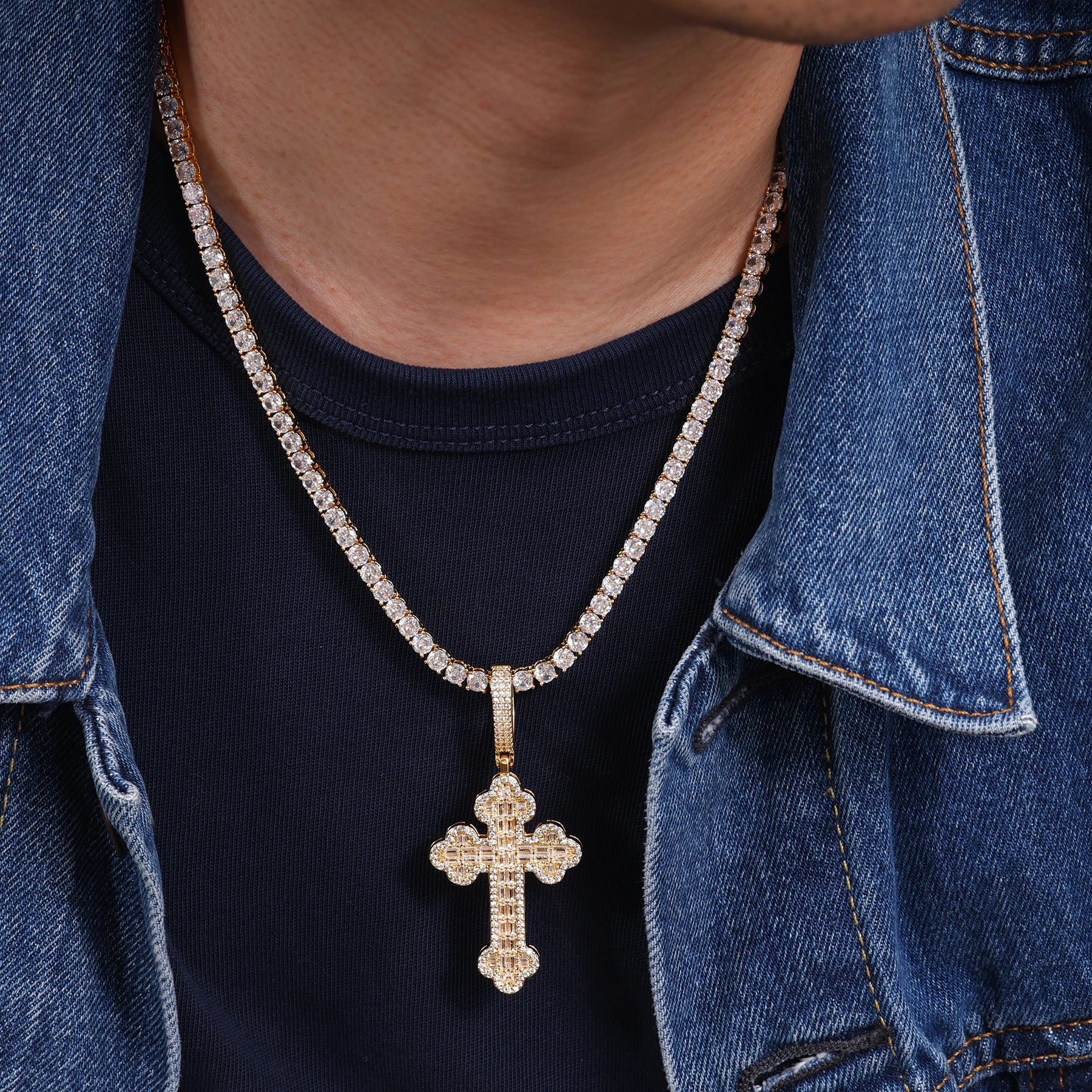 Iced Out Cross - 5A