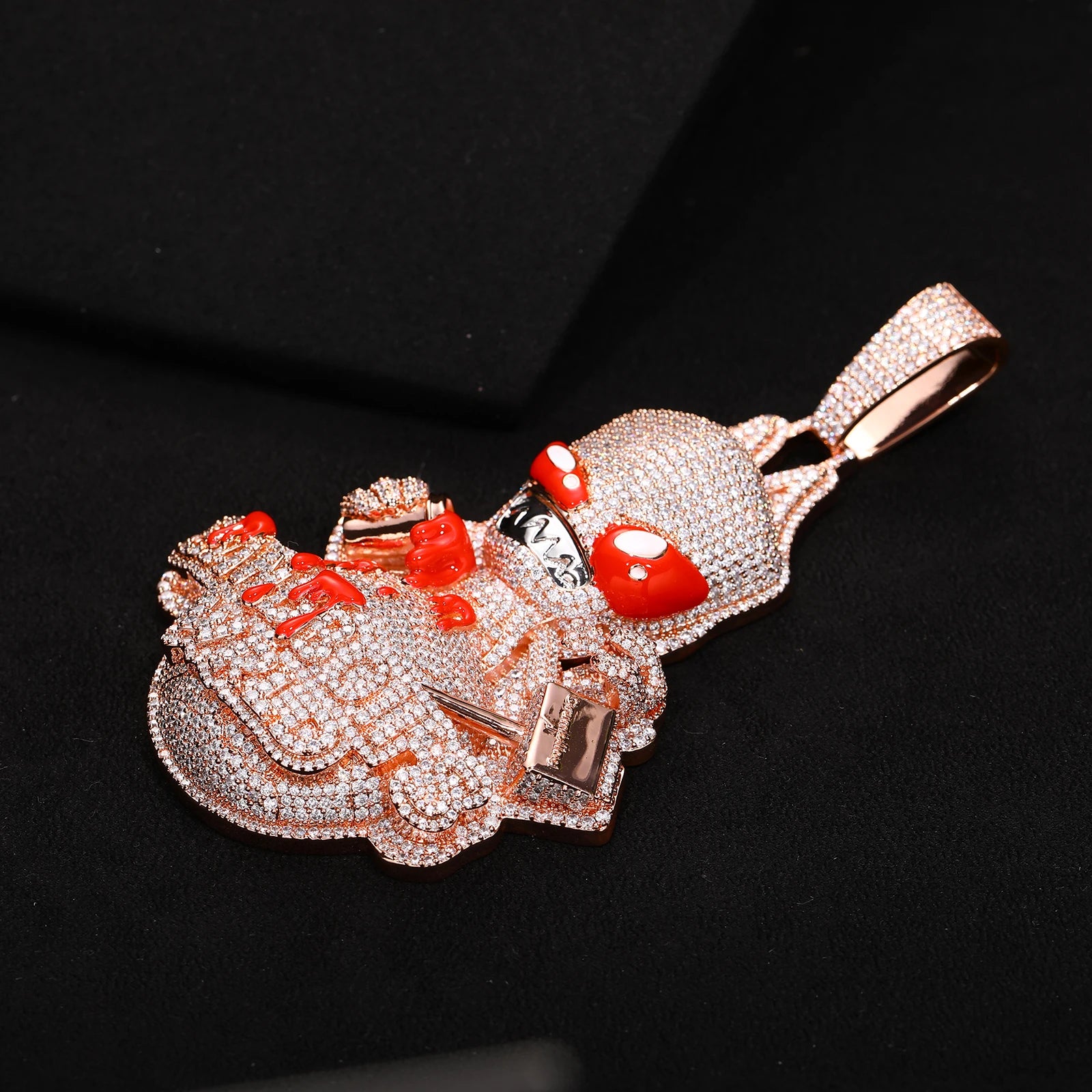 Iced Out Bloody Pendant - CZ