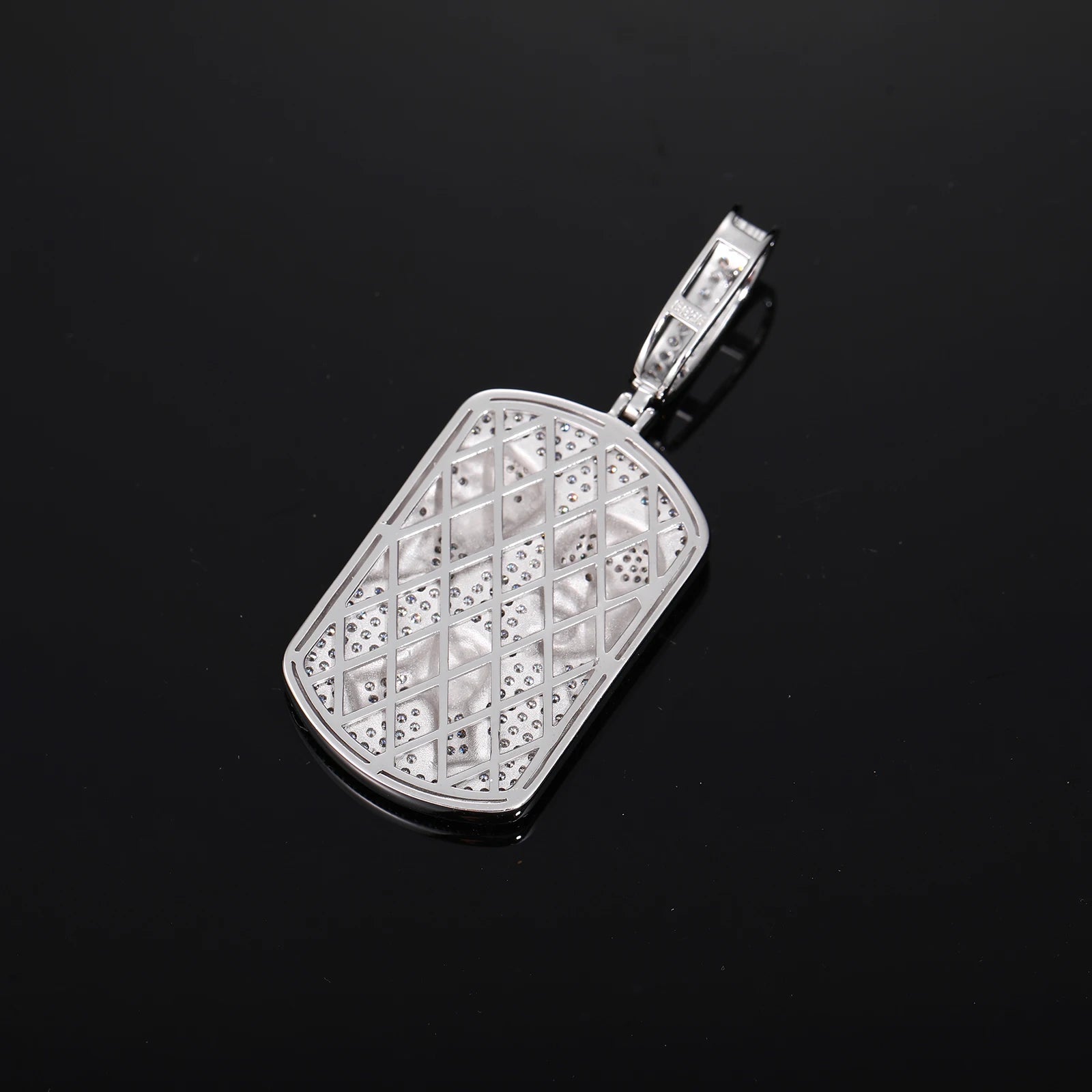 Jesus vs Devil Pendant - Moissanite 925 Sterling Silver