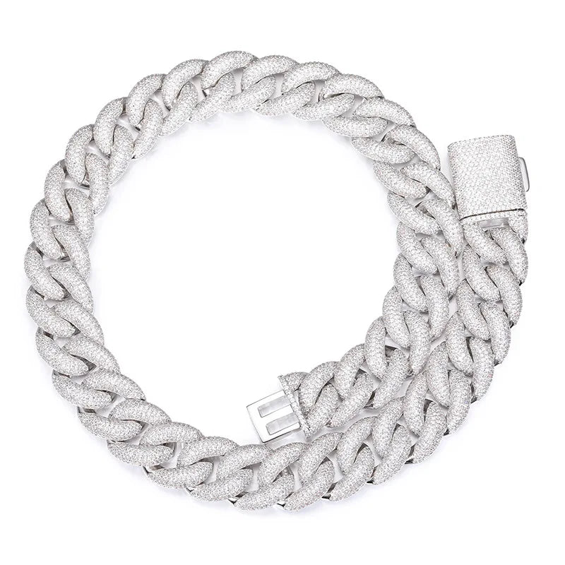 Iced Out Bubble Cuban Chain 20 mm - 5A CZ