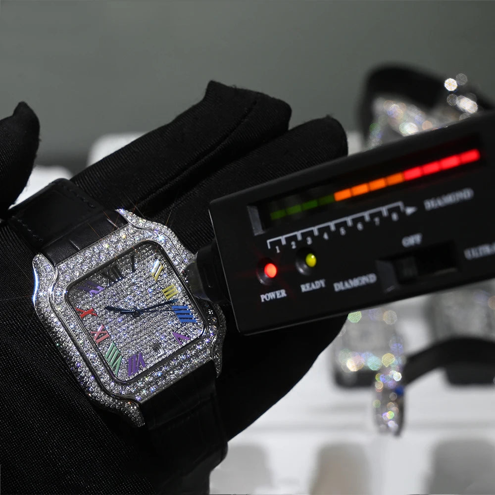 Iced Out Watch 40 mm - VVS Moissanite