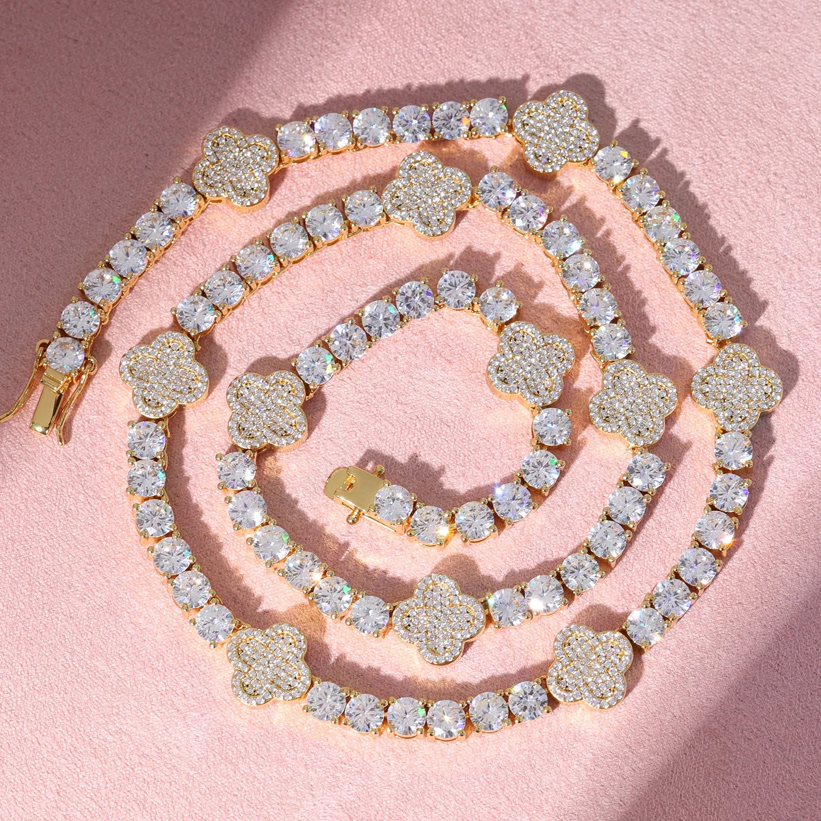 Tennis Chain Clover - 5A CZ