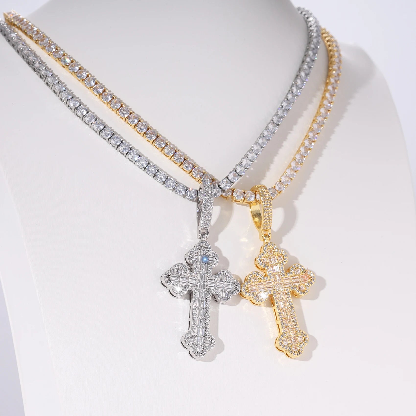 Iced Out Cross - 5A