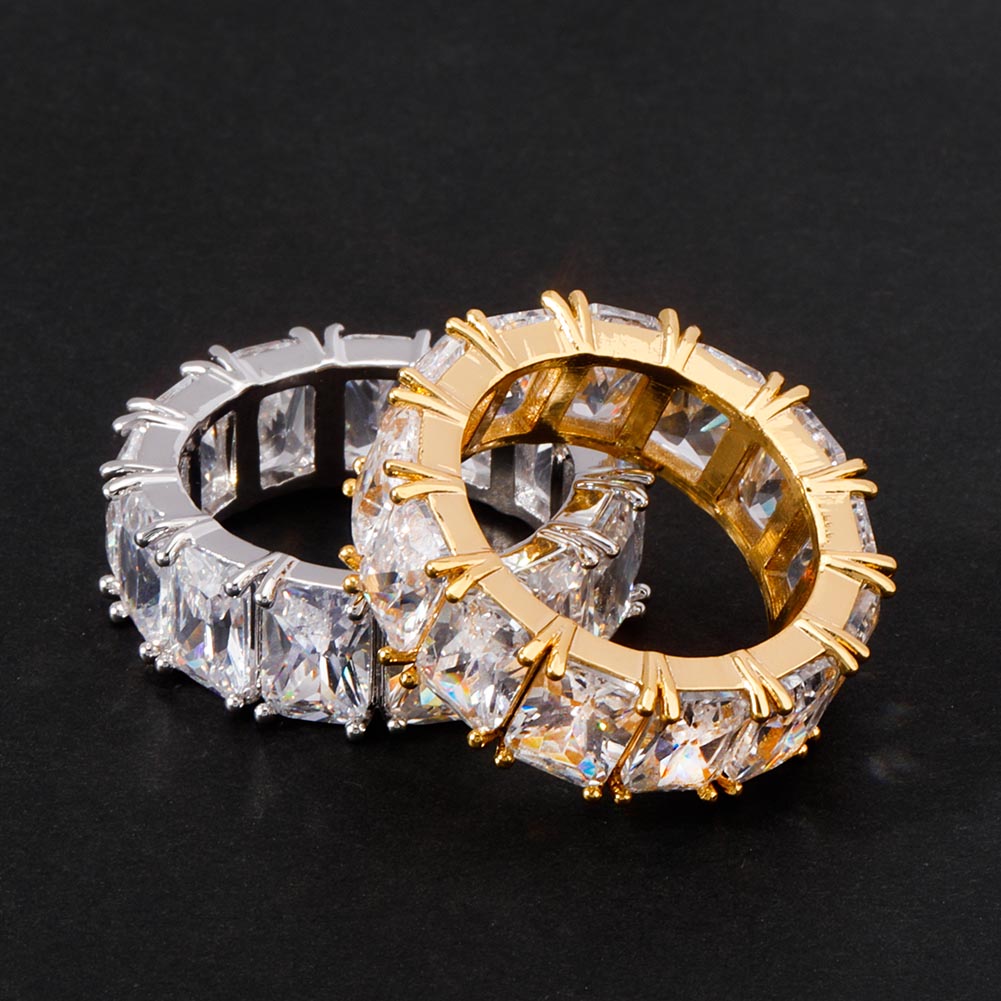 Iced Out Baguette Ring - CZ