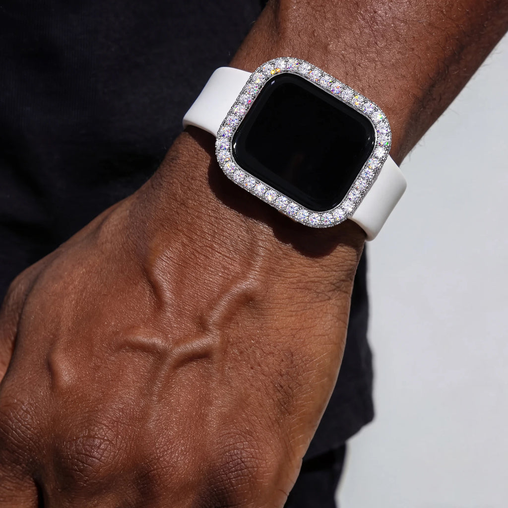 Apple Watch Iced Out Case - VVS Moissanite