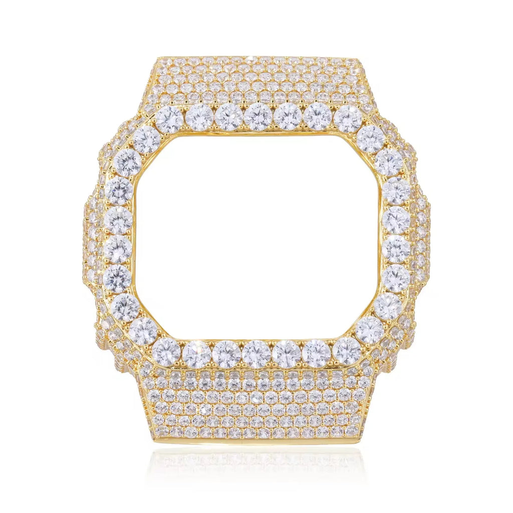 Casio G Shock 5600  Iced Out Watch Case - VVS D Moissanite