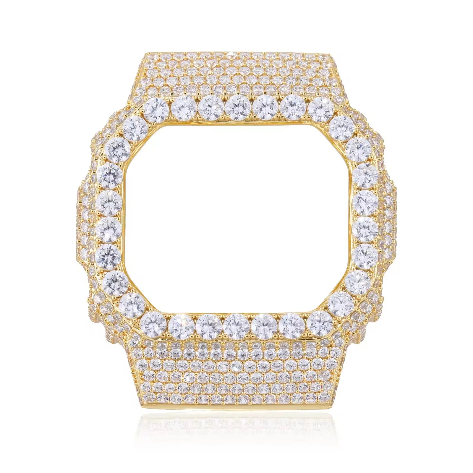 Casio G Shock 5600  Iced Out Watch Case - VVS D Moissanite