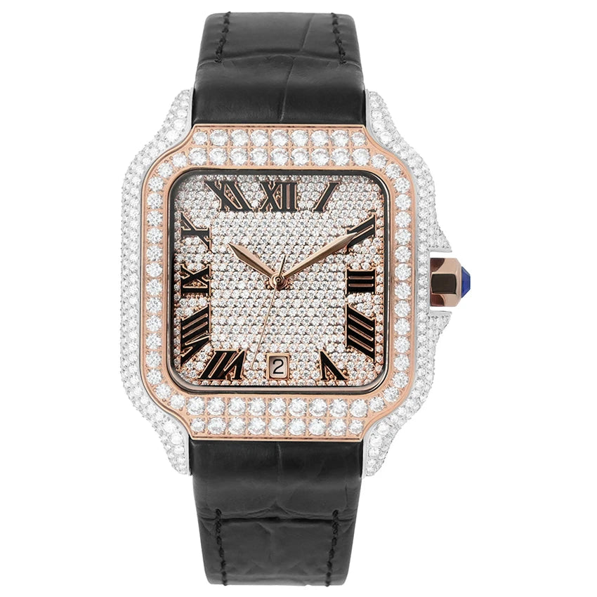 Iced Out Watch 40 mm - VVS Moissanite