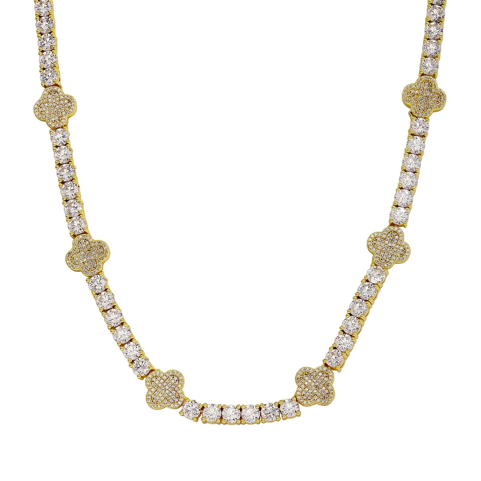 Tennis Chain Clover - 5A CZ